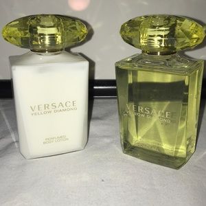 Versace perfumed shower gel and body lotion!